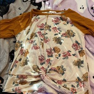 Floral Print Women's Top